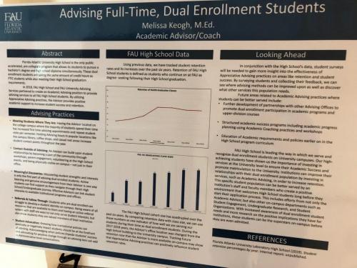 FLACADA poster - Advising FT Dual Enrollment Students